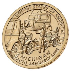 American Innovation $1 Coin 2025 Rolls and Bags - Michigan